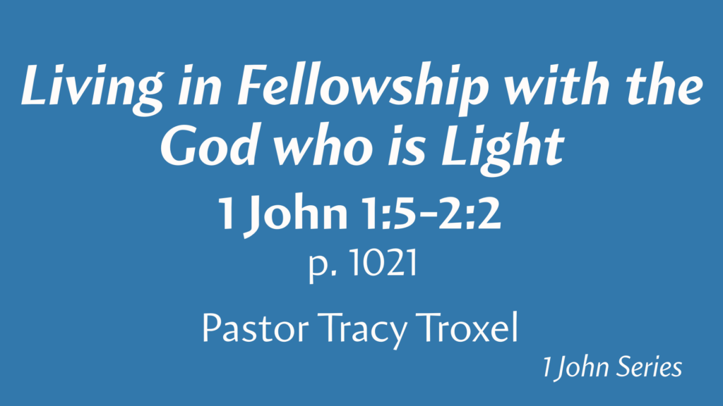 Living in Fellowship with the God who is Light