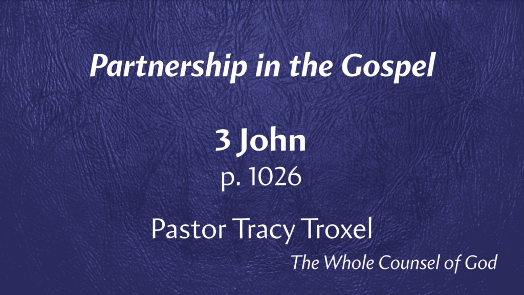 Partnership in the Gospel